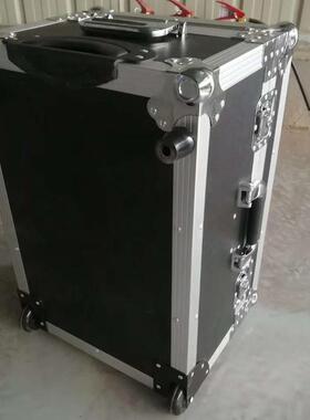 24寸黑色铝合金摄影器材拉杆箱 仪器设备收纳箱 耐用便携工具箱