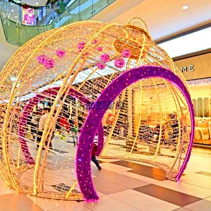 LED圆球图案 造型景观装饰灯 工程布景亮化亚克力滴胶各款式熊