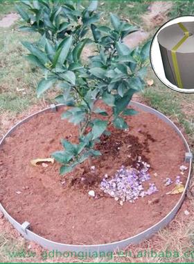 园艺塑料草坪围栏 割草带隔根带 HDPE10mX15cm