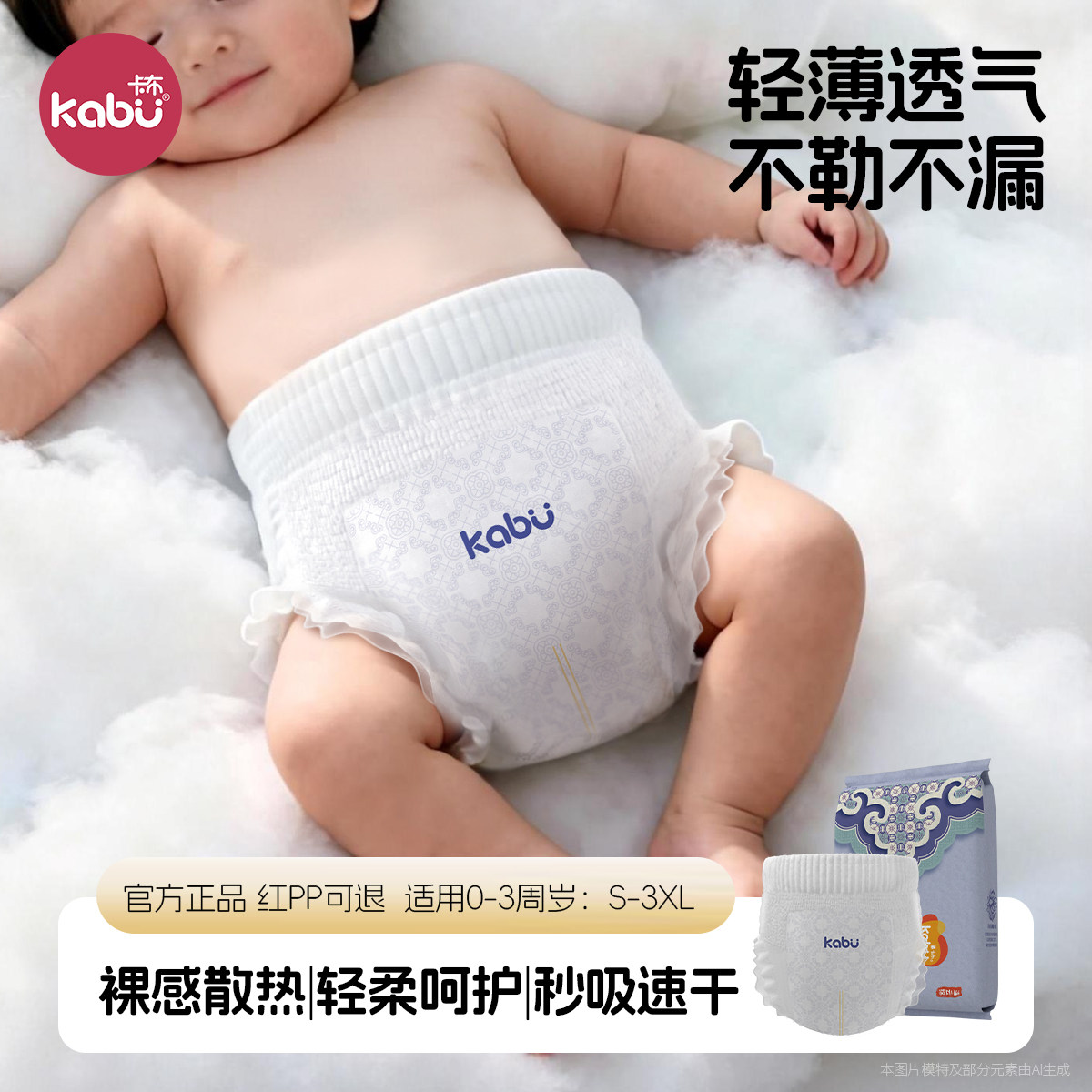 卡布连洋甘菊护臀拉拉裤试用装图片
