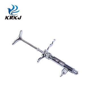 浙江康瑞 1ml / 2ml 连续可调节黄铜材质家禽鸟用疫苗皮下注射器