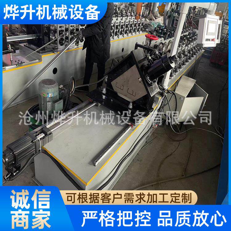 金属钢制货架立柱设备 叉车托盘成型机 异型货架横梁冷弯成型机