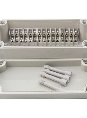 迎欣YX-15P-0818防水接线盒自带高低位端子盒80*180*70接线端子盒