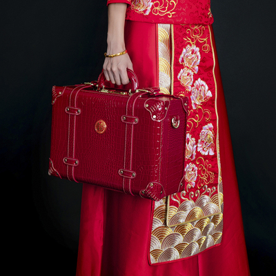 结婚下聘礼高档礼金盒提亲彩礼盒陪嫁钱盒子10-30万元订婚红包