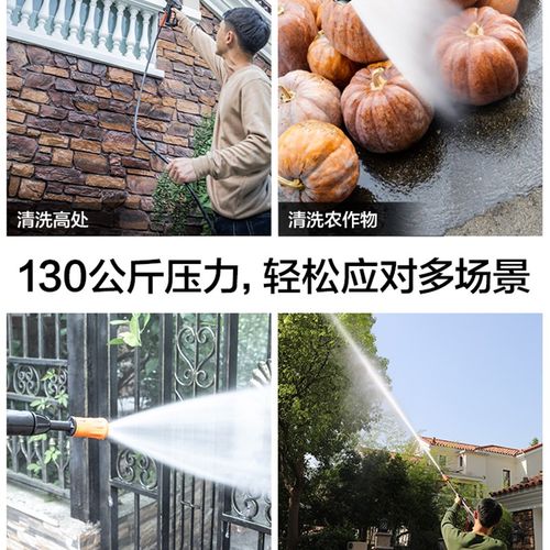 绿田高压洗车机家用220v水泵全自动清洗机便携式水枪抢大功率神器