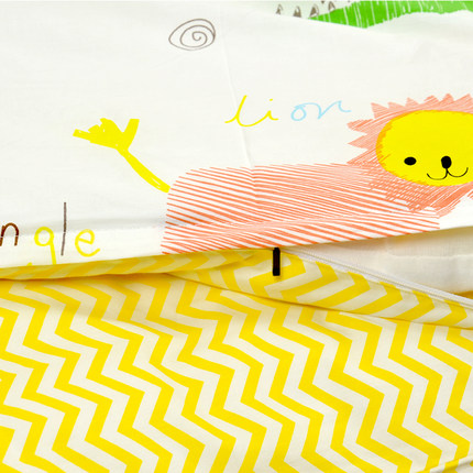 定做婴儿纯棉床单被套三件套儿童卡通被套褥套幼儿园被罩学生1.2m