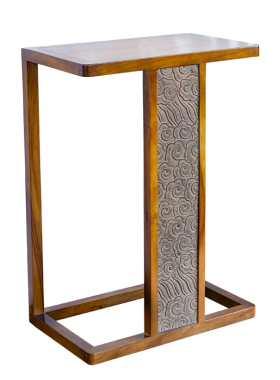 汉韵堂实木置物架客厅茶室展示架摆件室内多功能流水装饰储物底座