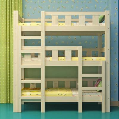 学生双层三层木床 幼儿园托班午休木床 学生宿舍成人高低架子床