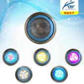 泳池不锈钢壁挂灯150W12V防水水池照明灯泳池水下灯直径29.5cm