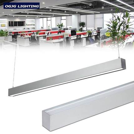 五年质保led吊线灯长条灯4ft40w50w60w办公室商用吊线灯LED可调光