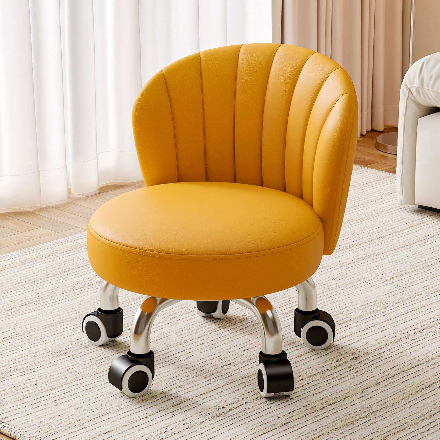 万向轮小凳子家用滑轮矮凳圆凳美缝修脚足浴凳子儿童学步凳小板凳,3C数码配件,其它配件,淘宝优惠券,粉丝福利购,淘宝优惠卷