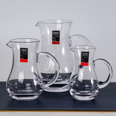 洋酒白酒分酒壶套装水晶玻璃酒盅家用分酒器饭店玻璃厚实酒店商用