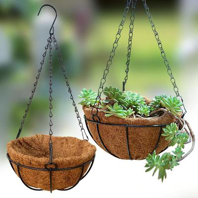 环保透气吊篮花盆阳台绿萝多肉吊盆悬挂式椰棕吊兰花盆壁挂花盆