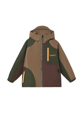 2025新款ASGM童装冬季儿童羽绒服中大童连帽外套羽绒服M