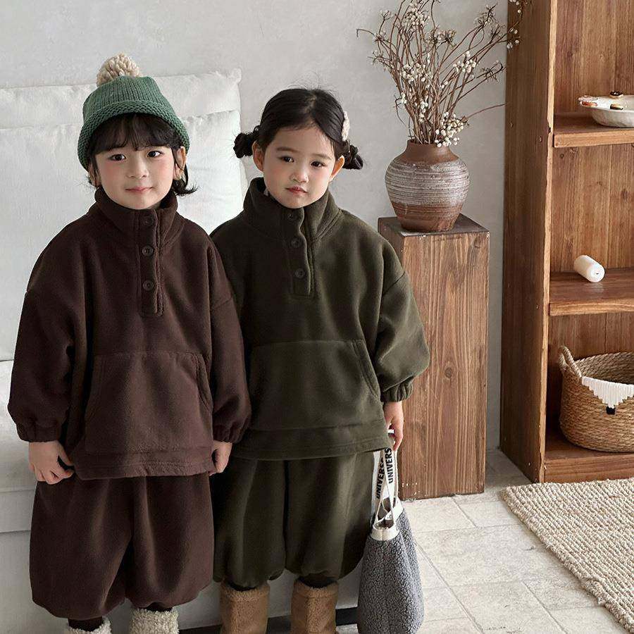 2026新款佳叶童品儿童冬季双面绒高领卫衣男女宝宝加厚束脚裤,童装/婴儿装/亲子装,儿童运动套装,淘宝优惠券,粉丝福利购,淘宝优惠卷