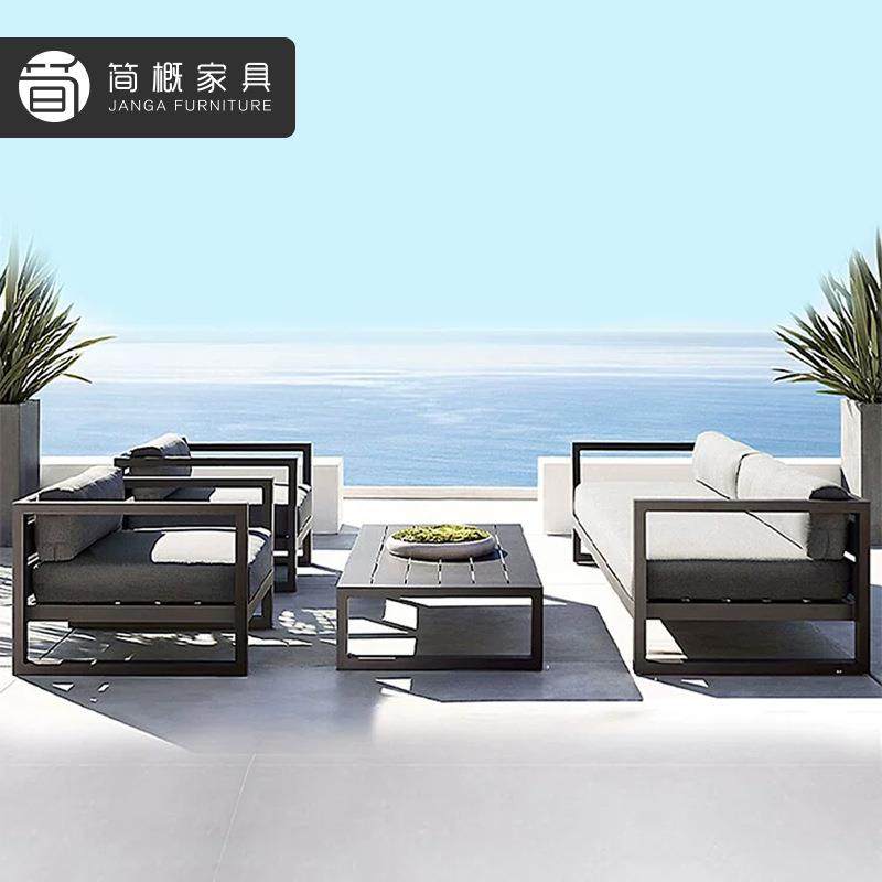 户外别墅庭院沙发组合露台防水防晒金属沙发阳光房室外休闲桌椅,鲜花速递/花卉仿真/绿植园艺,割草机/草坪机,淘宝优惠券,粉丝福利购,淘宝优惠卷