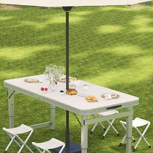 折叠桌户外夜市摆摊地推展业可折叠桌子餐桌椅便携式简易促销桌子