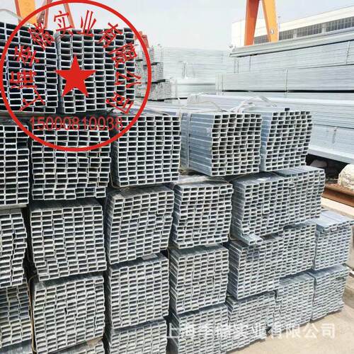 热镀锌焊接方管加工 Q235B(邯郸正大）内外镀锌铁方通 型号全