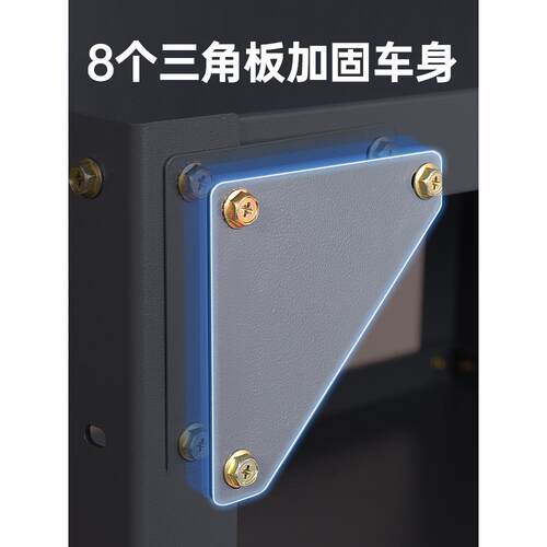3YV5重型工具车加厚加大加高定 制三层多功能带刹车物料零件周转