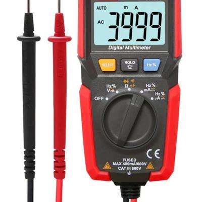 优利德口袋型万用表UT125C微型数字万用表电工防烧全自动万用表