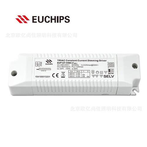EUCHIPS 欧切斯可控硅 EUP12T-1HMC-0 350mA 12W恒流调光电源