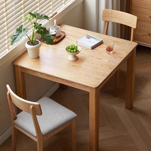 全实木环保方桌 中式简约家用小方桌 健康无漆原木稳固结实多功能
