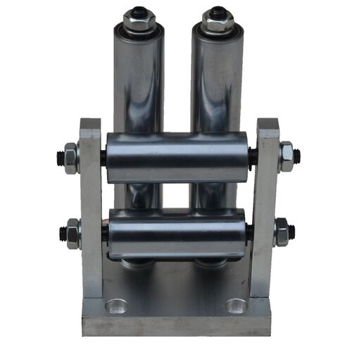 不锈钢无动力导线架 井架过线辊轮指向筒装置底座过线器配件滚筒