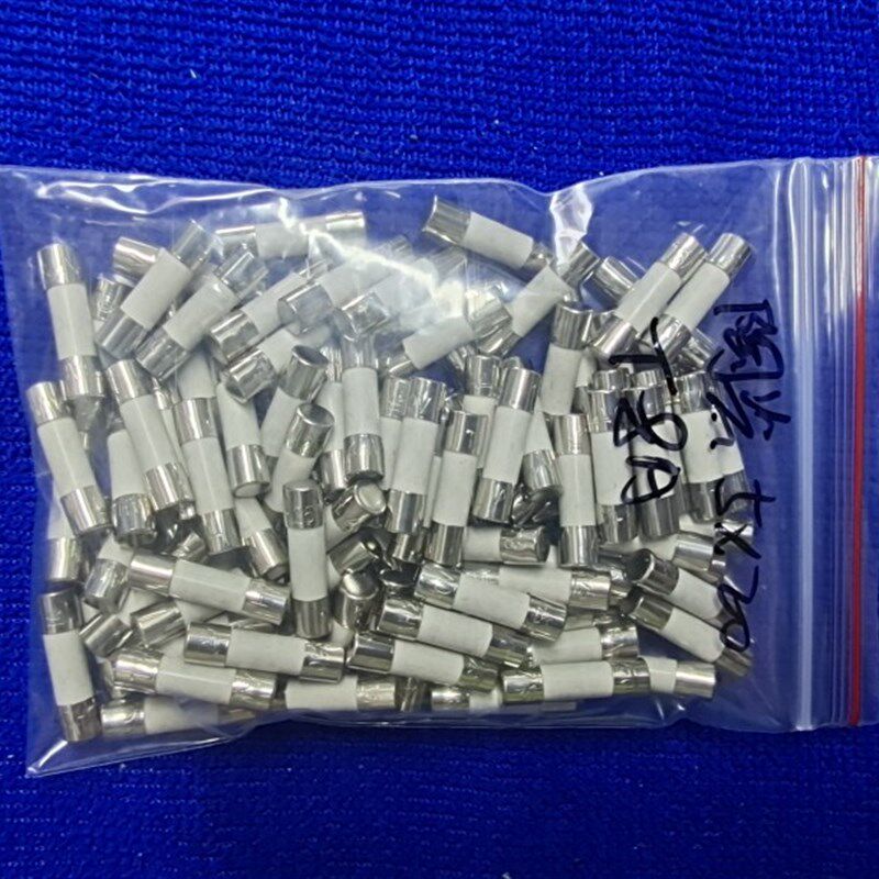 上海松山保险管 RT1-20/H/8A250V 陶瓷灌沙 微波炉保险丝 5*20