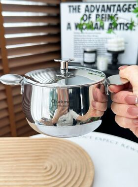 迷你加厚18/10不锈钢宝宝辅食锅煮银耳炖燕窝小锅小炖锅炖盅
