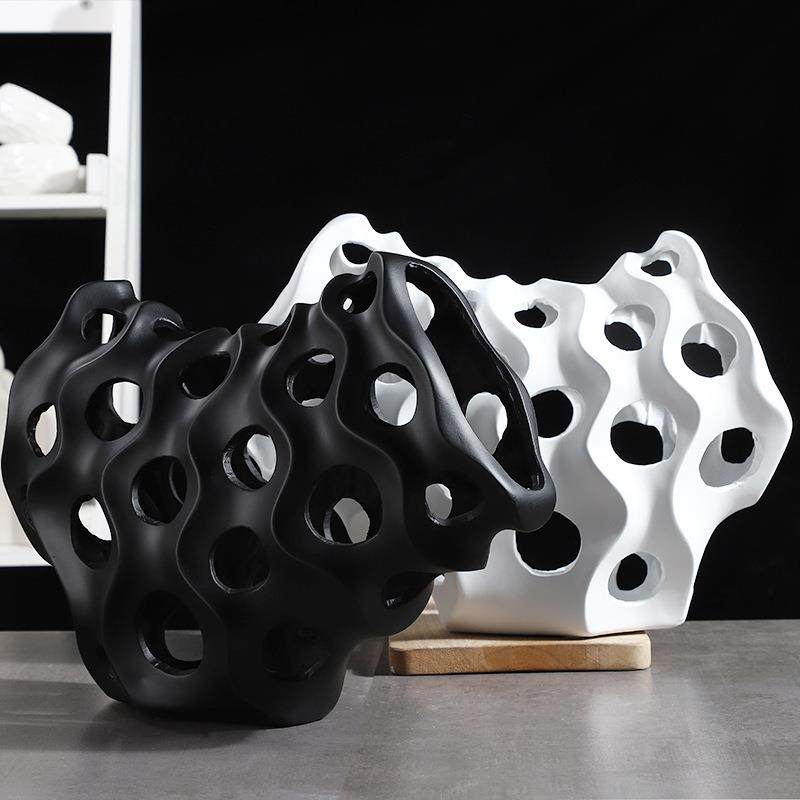 创意轻奢镂空树脂摆件极简北欧现代样板间售楼软装摆件工艺饰品,鲜花速递/花卉仿真/绿植园艺,割草机/草坪机,淘宝优惠券,粉丝福利购,淘宝优惠卷