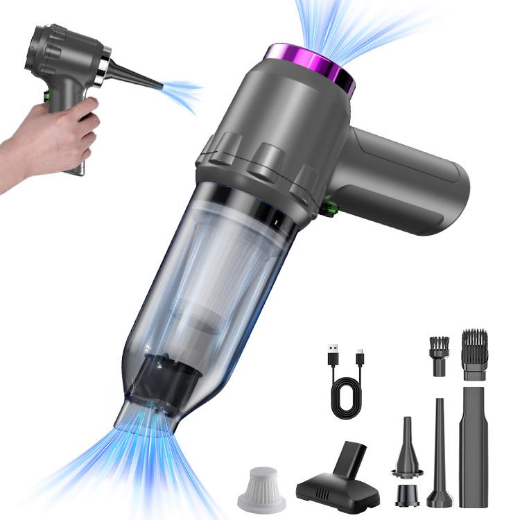 无线车载吸尘器小型汽车便携家用充电式手持车用吸尘器吹尘器跨境