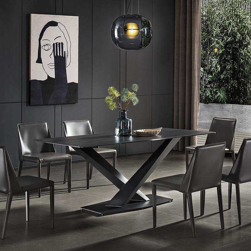 意式轻奢岩板北欧别墅餐桌椅组合现代办公简约家用客厅长方饭桌子,鲜花速递/花卉仿真/绿植园艺,割草机/草坪机,淘宝优惠券,粉丝福利购,淘宝优惠卷