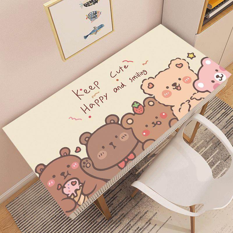 草莓熊兔宿舍寝室桌垫书写电脑垫隔热可擦洗皮革餐桌布茶几梳妆台,鲜花速递/花卉仿真/绿植园艺,割草机/草坪机,淘宝优惠券,粉丝福利购,淘宝优惠卷