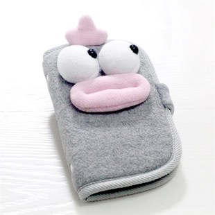 PLUMO皮洛姆绒面便携活页笔记本子萌可爱日记本 A7道林牛皮纸多款