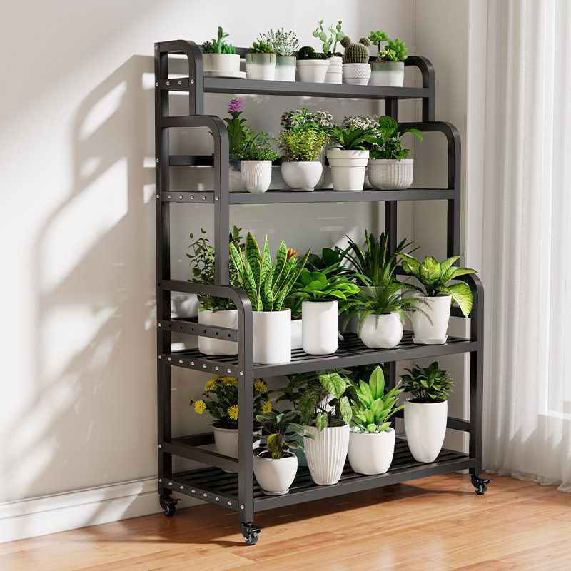 花架子客厅落地式阳台花盆架户外庭院新款铁艺多肉置物架花盆托架