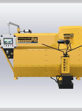 天盛R6型全自动数控钢筋弯箍机 一次成型箍筋板筋机 建筑调直切断