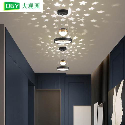 过道走廊灯现代简约阳台灯星空灯门厅入户玄关卧室床头灯