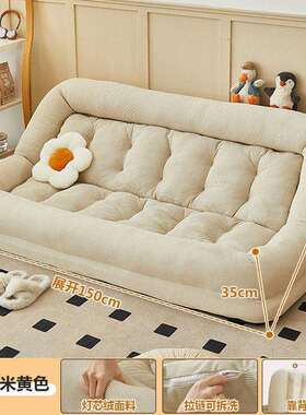 人类狗窝懒人沙发单人榻榻米巨大双人折叠阳台卧室房间网红沙发床