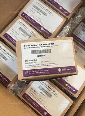 entrust datacard DS3证卡打印机荧光防伪彩色带525100-011