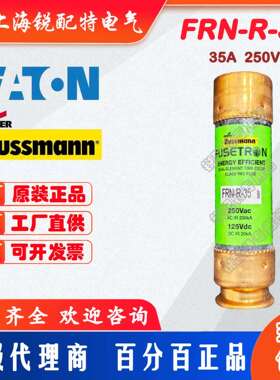 FRN-R-35延时保险丝 250V 35A 14X51巴斯曼BUSSMANN熔断器