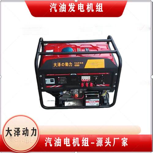 大泽6KW小型汽油发电机TO7600D220V便携式相
