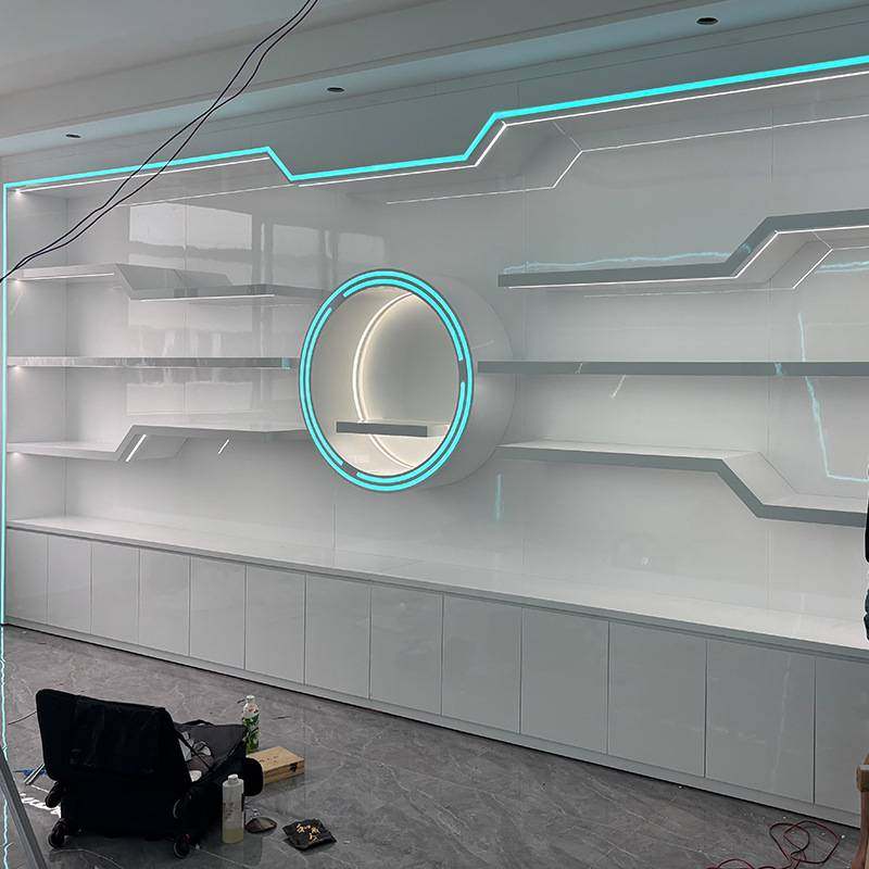 公司展厅产品展示柜高端定制汽配数码鞋子科技感无人机化妆品展柜,商业/办公家具,展示柜/陈列柜/展示架/货柜,淘宝优惠券,粉丝福利购,淘宝优惠卷