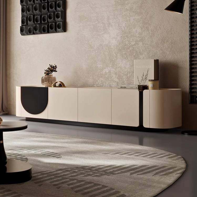 电视柜简约现代客厅家用小户型设计师新款侘寂风储物柜高级感地柜,住宅家具,电视柜,淘宝优惠券,粉丝福利购,淘宝优惠卷