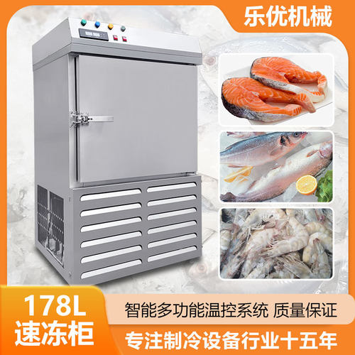 青岛饺子食品速冻柜猪肉条腌制羊排牛排小型速冻机-45度低温速冻