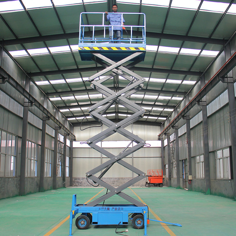 全自行式升降机自行走升降平台剪叉移动式高空作业车高空作业神器