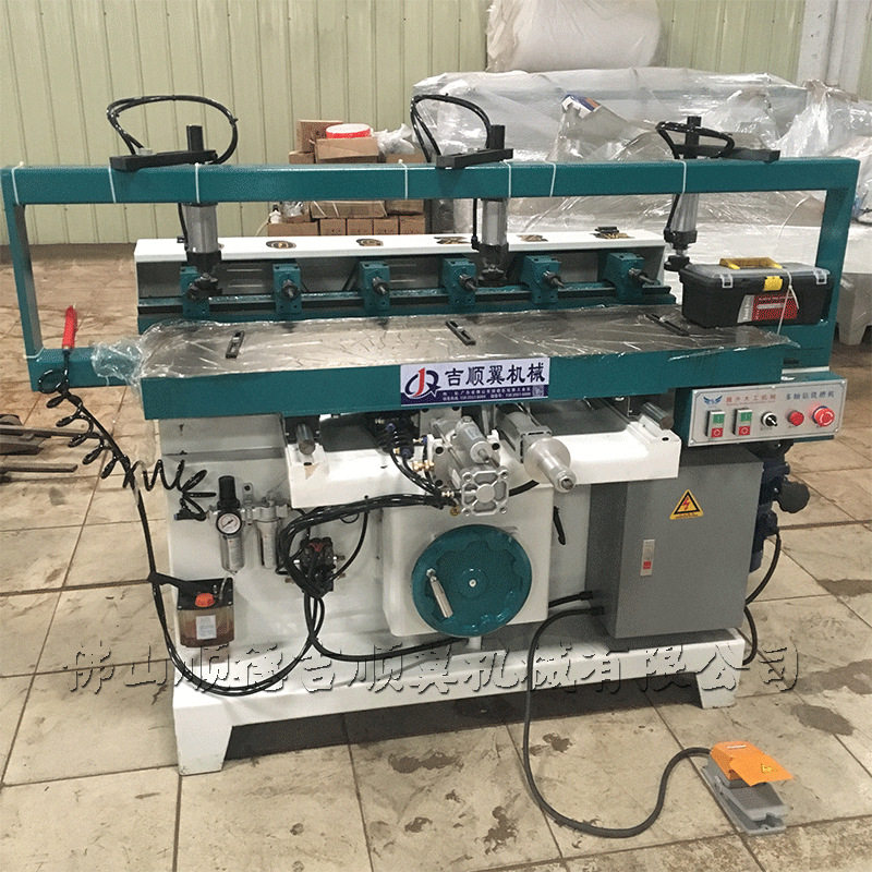 木工机械 家具设备 气动多轴钻铣槽机6轴铣槽机榫眼机榫槽机