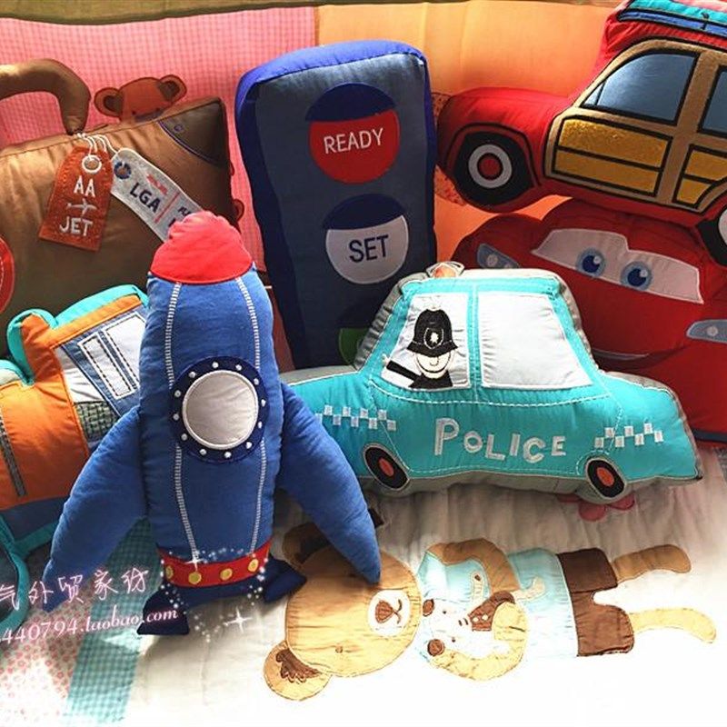 抱枕布偶公仔 沙发/汽车/飘窗含芯靠垫 儿童样板房床品靠枕男孩