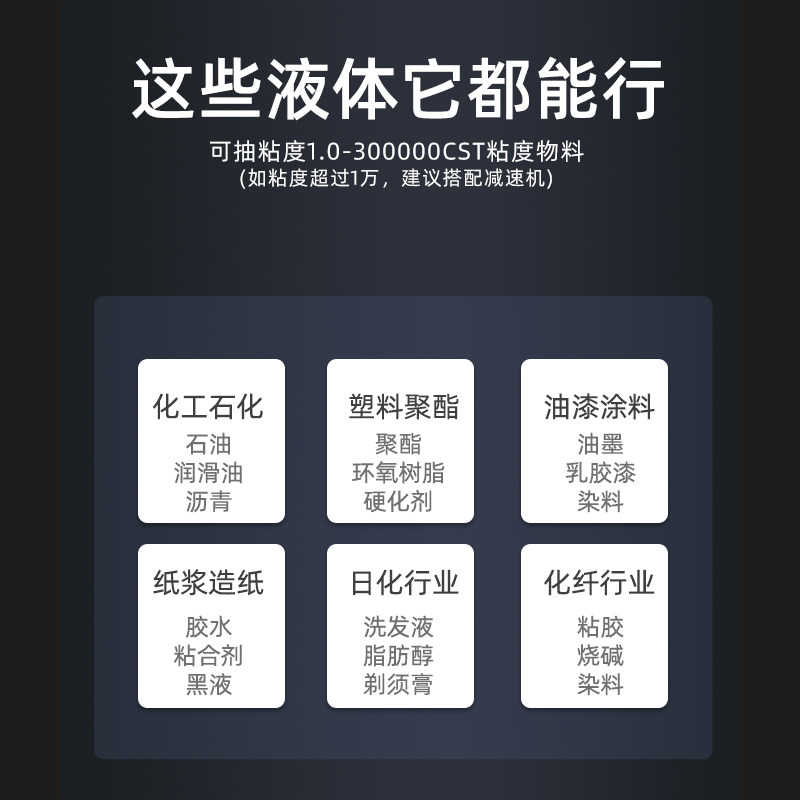 普斯NCB高粘度内啮合齿轮容积式内转子泵三相380V稠油泵沥青油墨