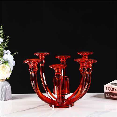 【厂家直销】供应高档精美红色水晶烛台。婚庆，家居摆设，物美价,3C数码配件,其它配件,淘宝优惠券,粉丝福利购,淘宝优惠卷