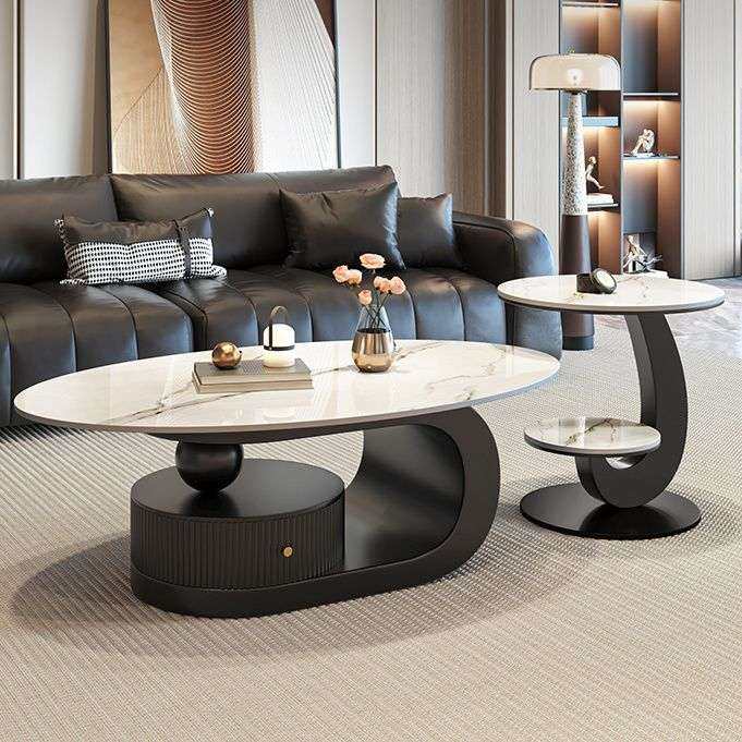 轻奢椭圆形岩板茶几客厅家用现代简约小户型创意设计大小组合新款,3C数码配件,其它配件,淘宝优惠券,粉丝福利购,淘宝优惠卷